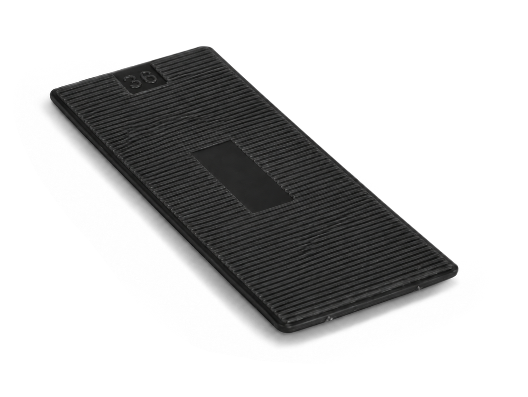 Beglazingsblokjes 100x36x6 mm (1000 per doos) (bestelnr. 0816)