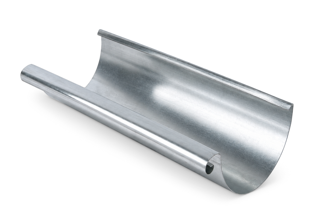 Mastgoot zink M37 0,8 mm (3 mtr) (bestelnr. 0558)