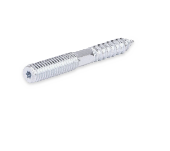 Stokeind M8 gegalvaniseerd, torx en zeskant, 80 mm (per stuk) (bestelnr. 0580)