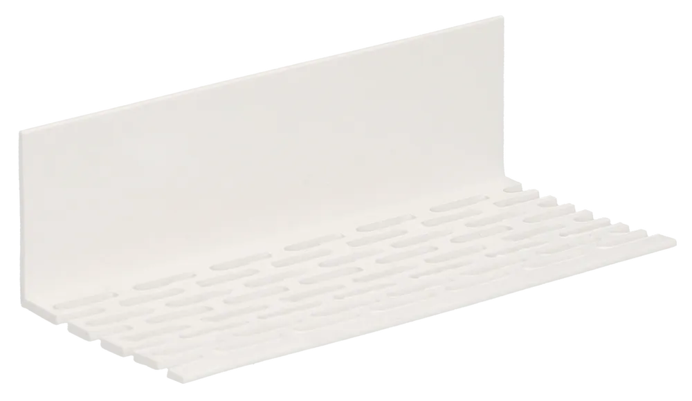 Keralit hoekprofiel geperforeerd 30x30x2 mm (0132) 3000 mm
