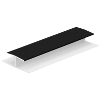 Keralit H-verbindingprofiel 10x2600 mm (bestelnr. 0420)