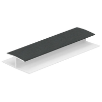 Keralit H-verbindingprofiel 10x2600 mm (bestelnr. 0420)