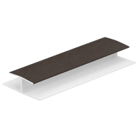 Keralit H-verbindingprofiel 10x2600 mm (bestelnr. 0420)