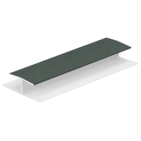 Keralit H-verbindingprofiel 10x2600 mm (bestelnr. 0420)