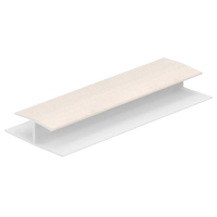 Keralit H-verbindingprofiel 10x2600 mm (bestelnr. 0420)