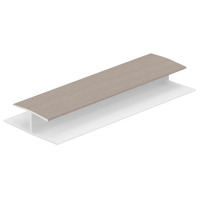Keralit H-verbindingprofiel 10x2600 mm (bestelnr. 0420)