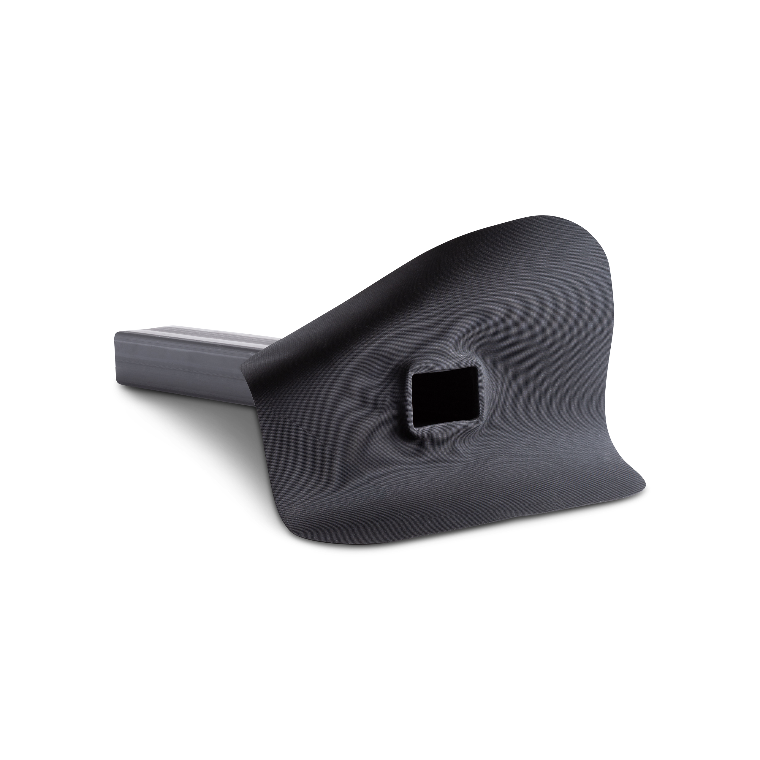 EPDM zijuitvoer 90° 60x80x500 mm (vierkant) (bestelnr. 0917)