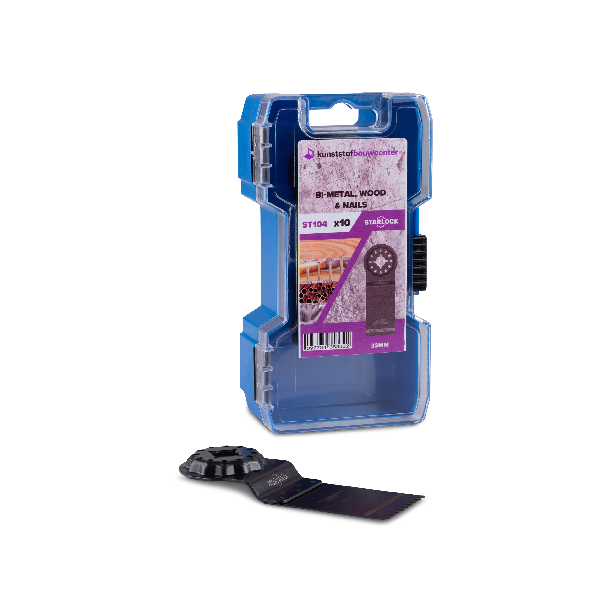 KBC Duraline Multitoolzaag Bi-Metal Wood & Nails (10 stuks) Starlock - ST104 (bestelnr. 0899)