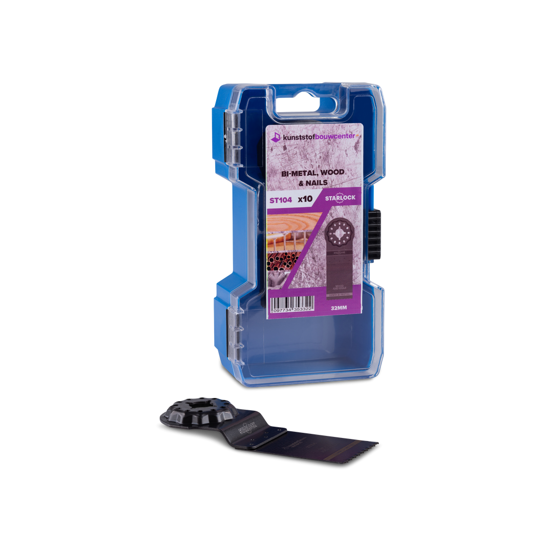 KBC Duraline Multitoolzaag Bi-Metal Wood & Nails (10 stuks) Starlock - ST104 (bestelnr. 0899)