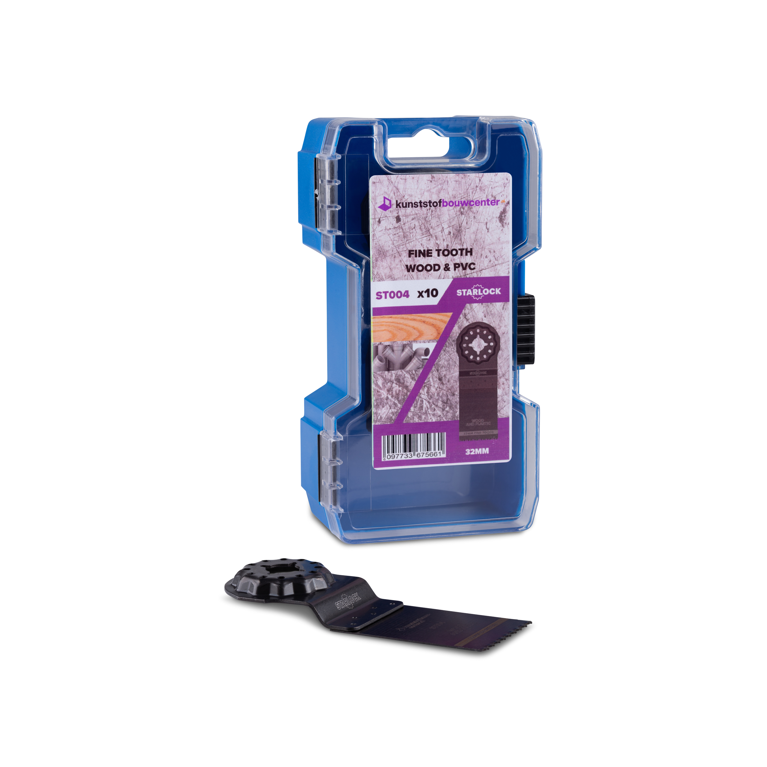 KBC Duraline Multitoolzaag BiFine Tooth Wood & PVC (10 stuks) Starlock - ST004 (bestelnr. 0900)