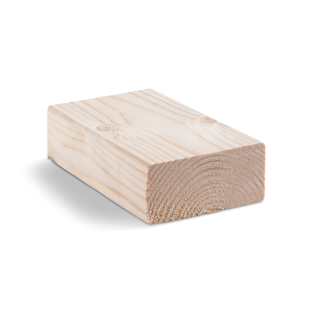 Vurenhout geschaafd 44x95x4800 mm (per stuk) (bestelnr. 0204)