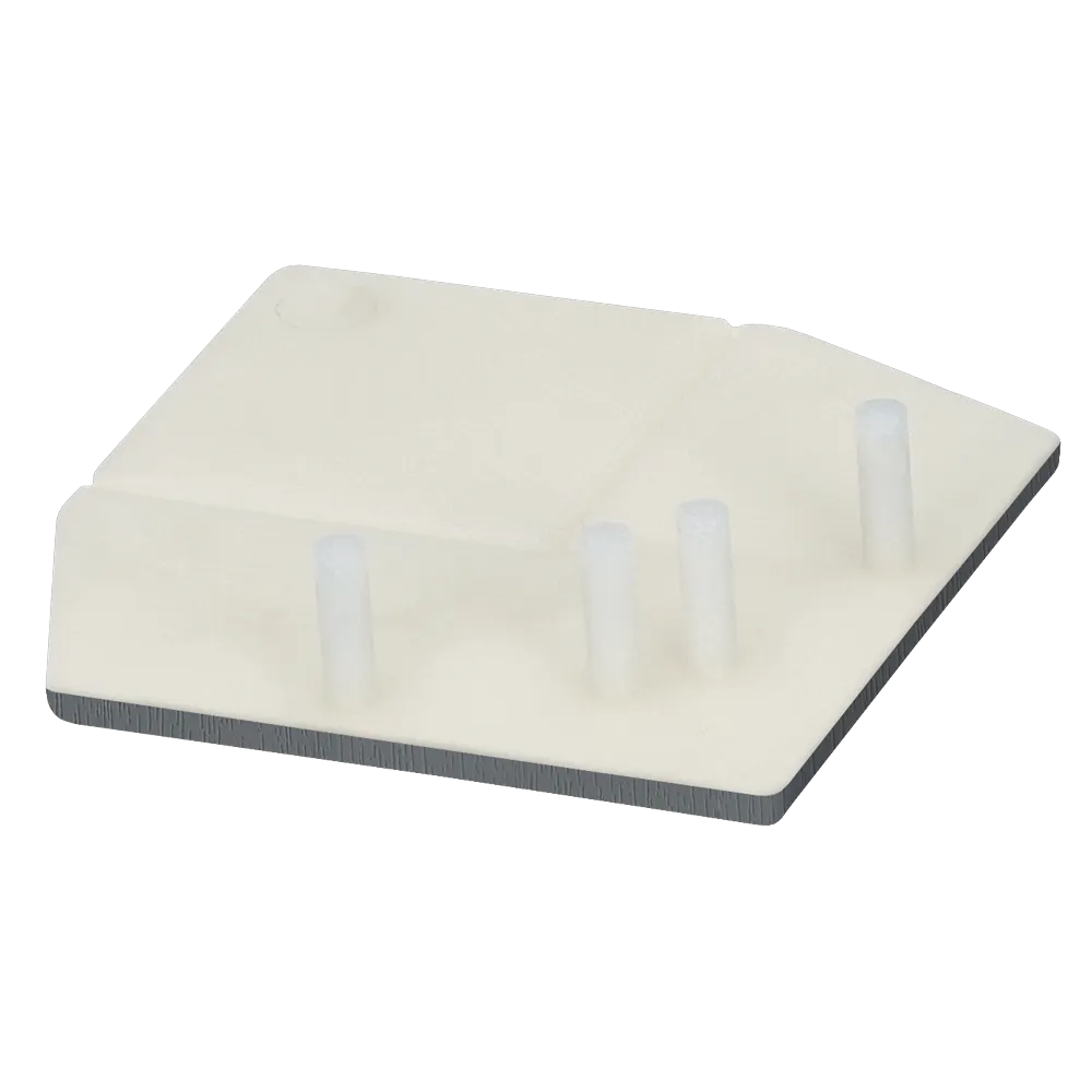 Keralit eindkap voor uitwendig hoekprofiel recht (2822) 46x46 mm