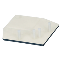 Keralit eindkap voor uitwendig hoekprofiel recht (2822) 46x46 mm