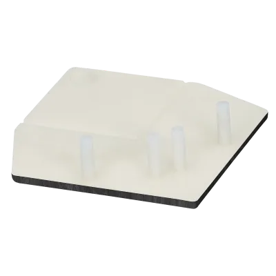 Keralit eindkap voor uitwendig hoekprofiel recht (2822) 46x46 mm