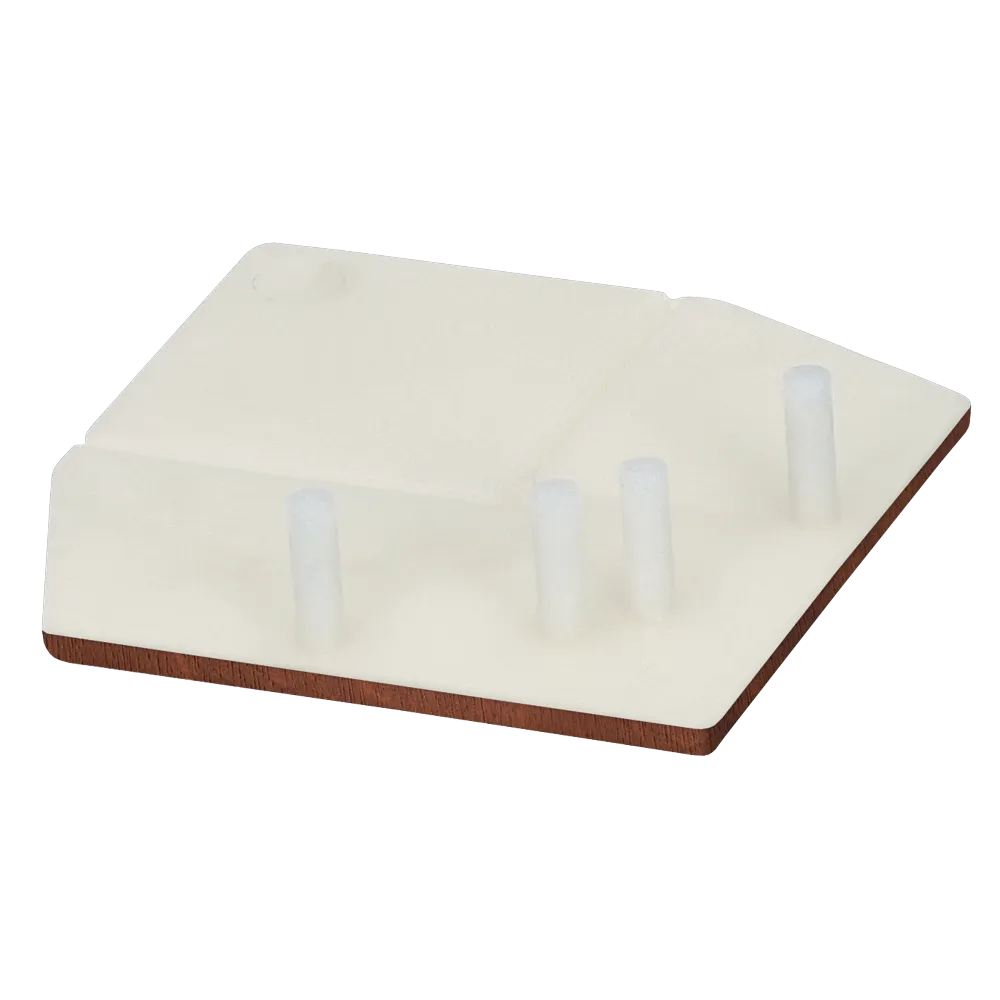 Keralit eindkap voor uitwendig hoekprofiel recht (2822) 46x46 mm
