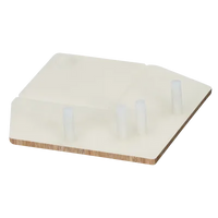 Keralit eindkap voor uitwendig hoekprofiel recht (2822) 46x46 mm