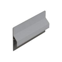 Keralit trim/kraal aansluitpr. 10 mm voor Keralit dakrand (2843) (6000 mm)