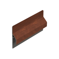 Keralit trim/kraal aansluitpr. 10 mm voor Keralit dakrand (2843) (6000 mm)