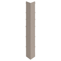 Keralit uitwendig hoekstuk 350 mm dakrand (bestelnr. 2847)