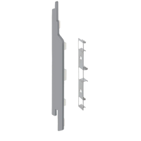 Keralit eindkap+connector links (2860) voor 2814 (5 stuks) 143 mm
