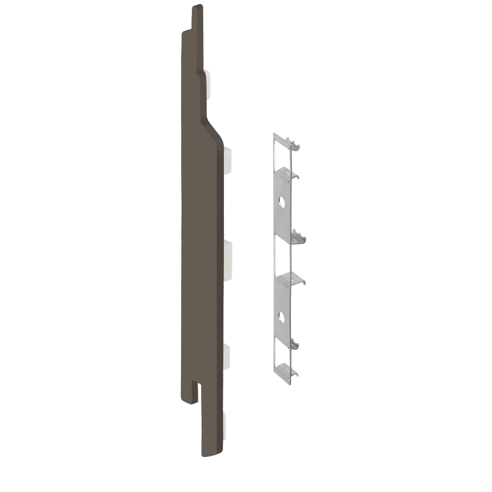 Keralit eindkap+connector links (2860) voor 2814 (5 stuks) 143 mm