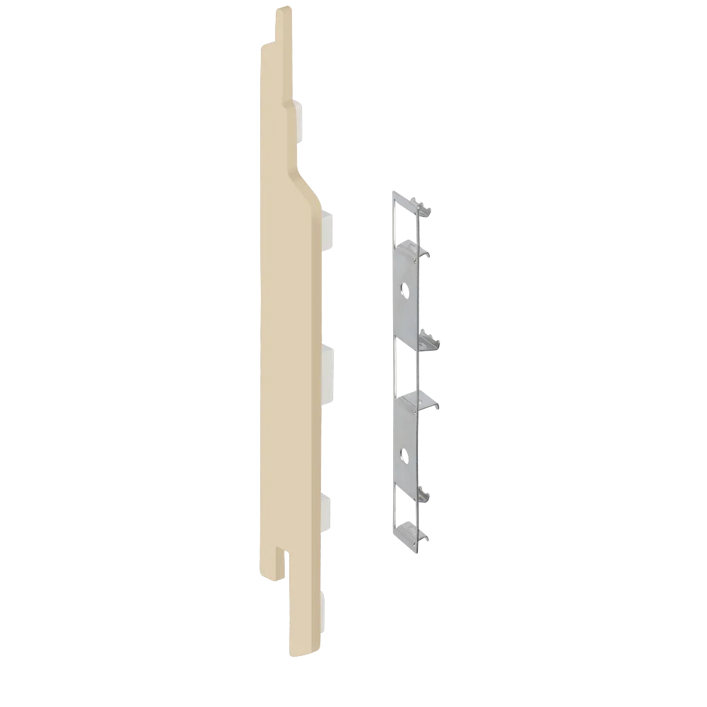 Keralit eindkap+connector links (2860) voor 2814 (5 stuks) 143 mm