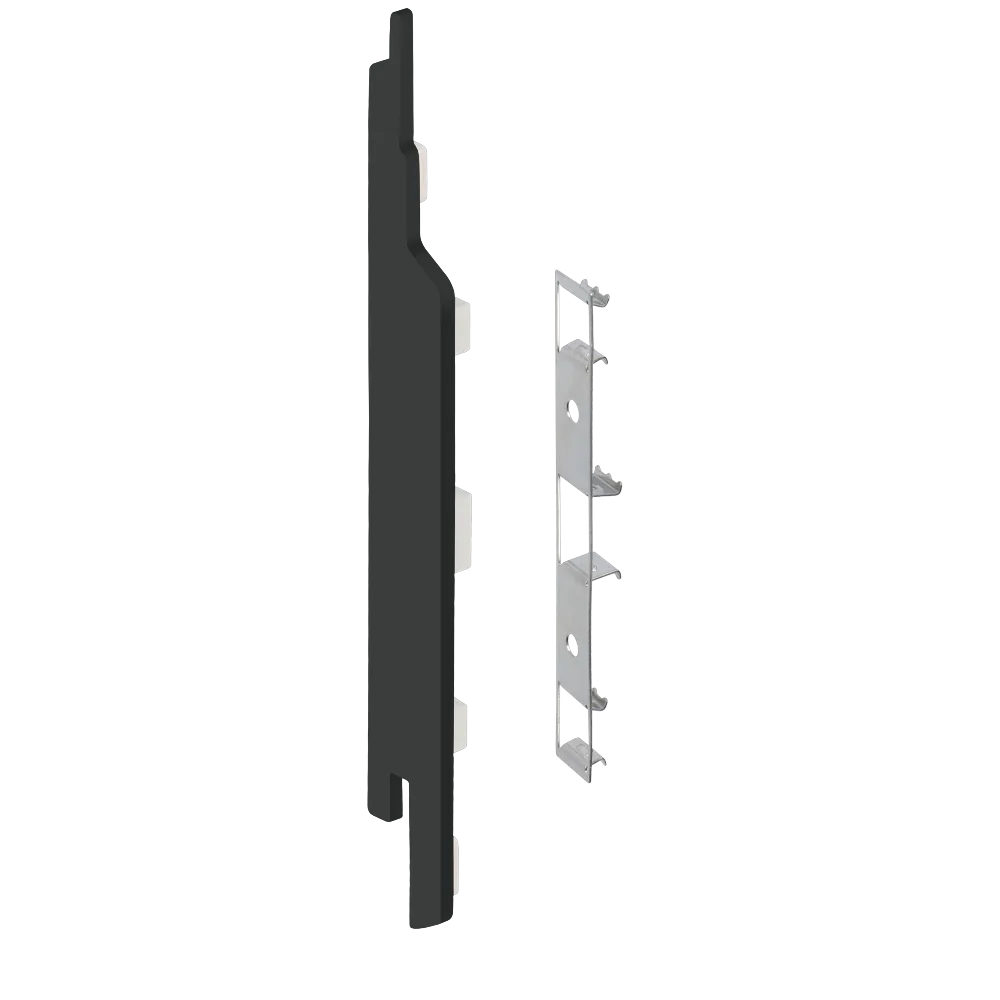Keralit eindkap+connector links (2860) voor 2814 (5 stuks) 143 mm