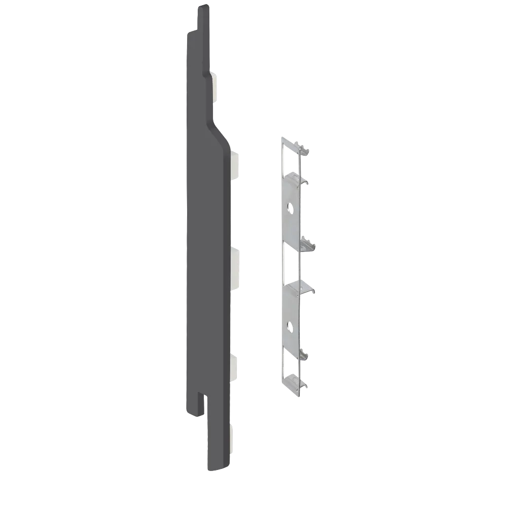 Keralit eindkap+connector links (2860) voor 2814 (5 stuks) 143 mm