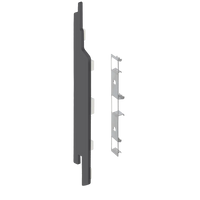 Keralit eindkap+connector links (2860) voor 2814 (5 stuks) 143 mm