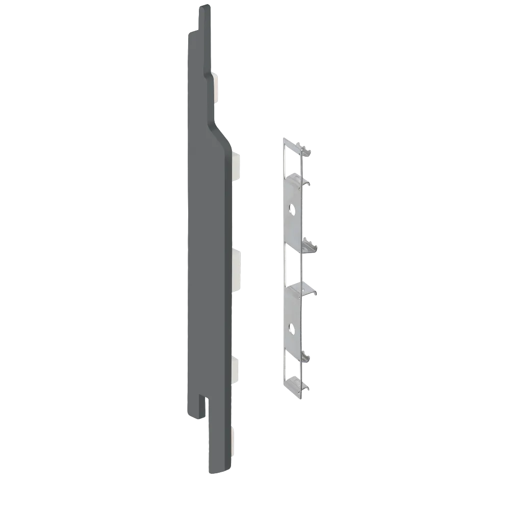 Keralit eindkap+connector links (2860) voor 2814 (5 stuks) 143 mm