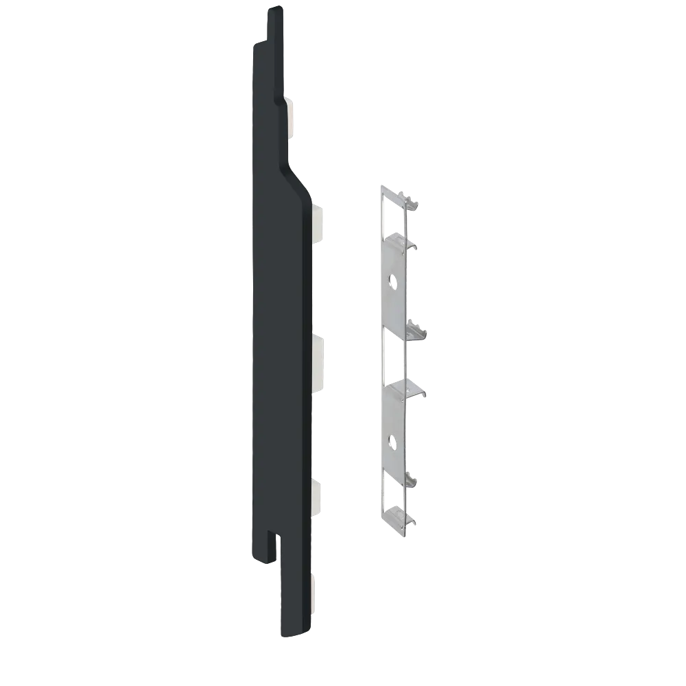 Keralit eindkap+connector links (2860) voor 2814 (5 stuks) 143 mm