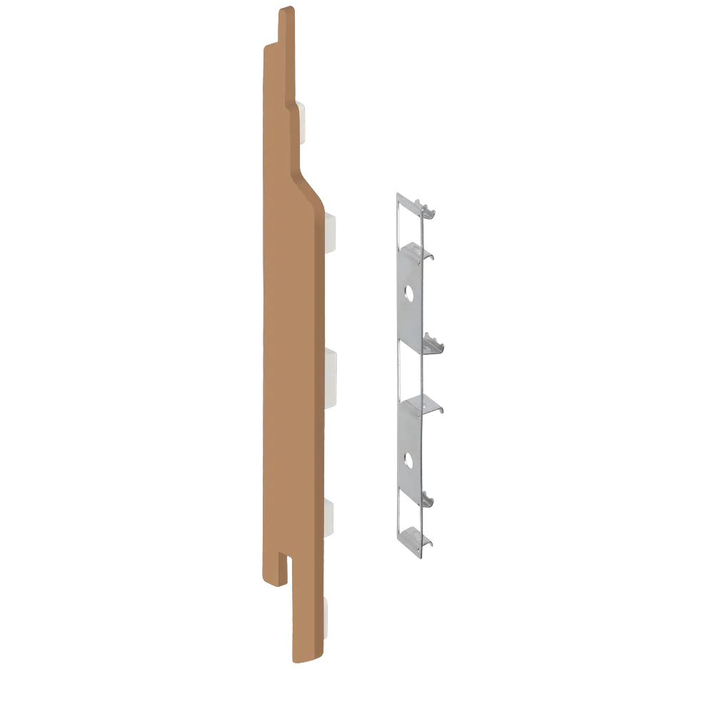Keralit eindkap+connector links (2860) voor 2814 (5 stuks) 143 mm