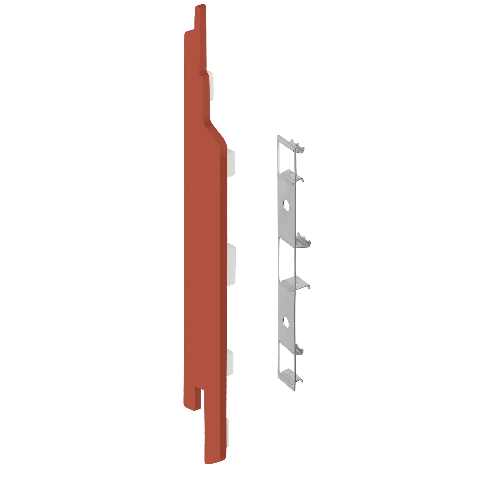 Keralit eindkap+connector links (2860) voor 2814 (5 stuks) 143 mm