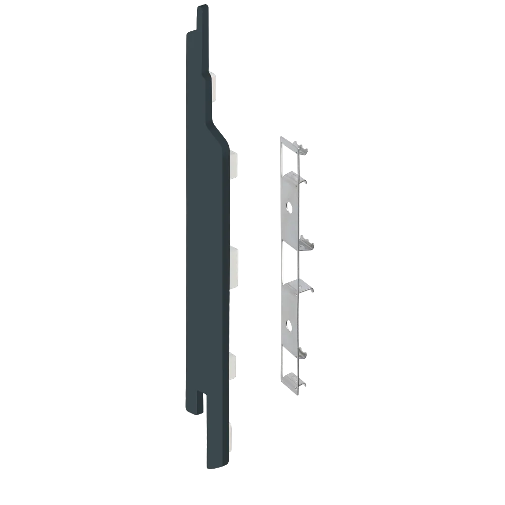 Keralit eindkap+connector links (2860) voor 2814 (5 stuks) 143 mm