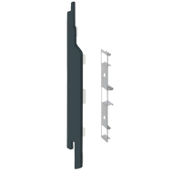 Keralit eindkap+connector links (2860) voor 2814 (5 stuks) 143 mm