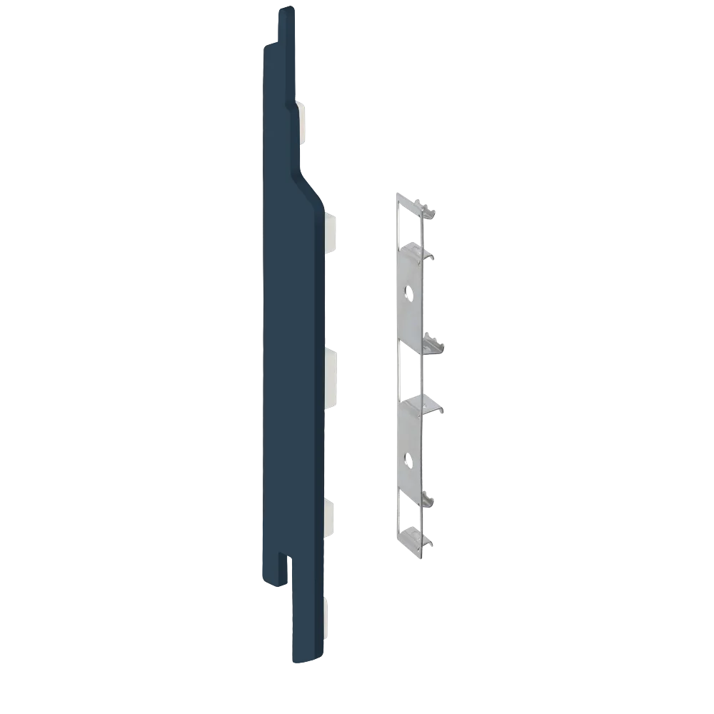 Keralit eindkap+connector links (2860) voor 2814 (5 stuks) 143 mm