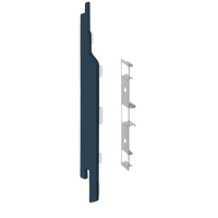 Keralit eindkap+connector links (2860) voor 2814 (5 stuks) 143 mm