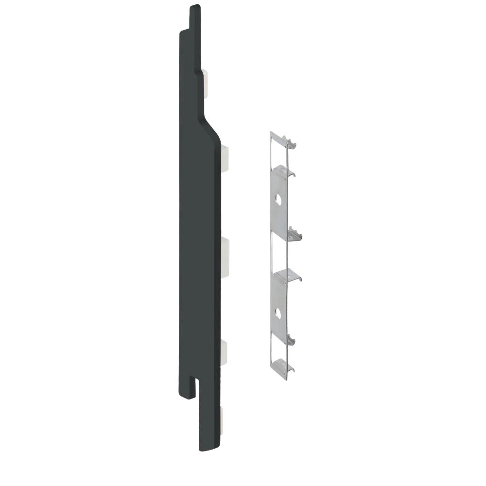 Keralit eindkap+connector links (2860) voor 2814 (5 stuks) 143 mm