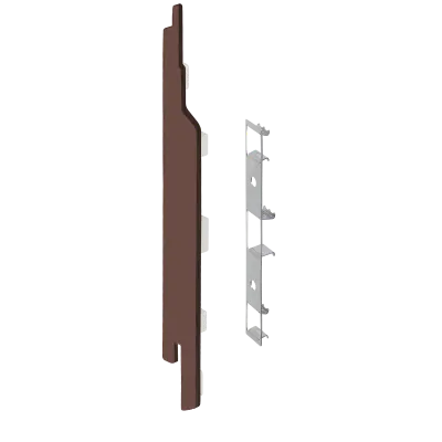 Keralit eindkap+connector links (2860) voor 2814 (5 stuks) 143 mm