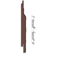 Keralit eindkap+connector links (2860) voor 2814 (5 stuks) 143 mm