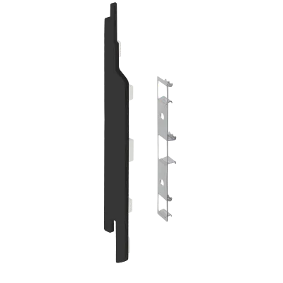 Keralit eindkap+connector links (2860) voor 2814 (5 stuks) 143 mm
