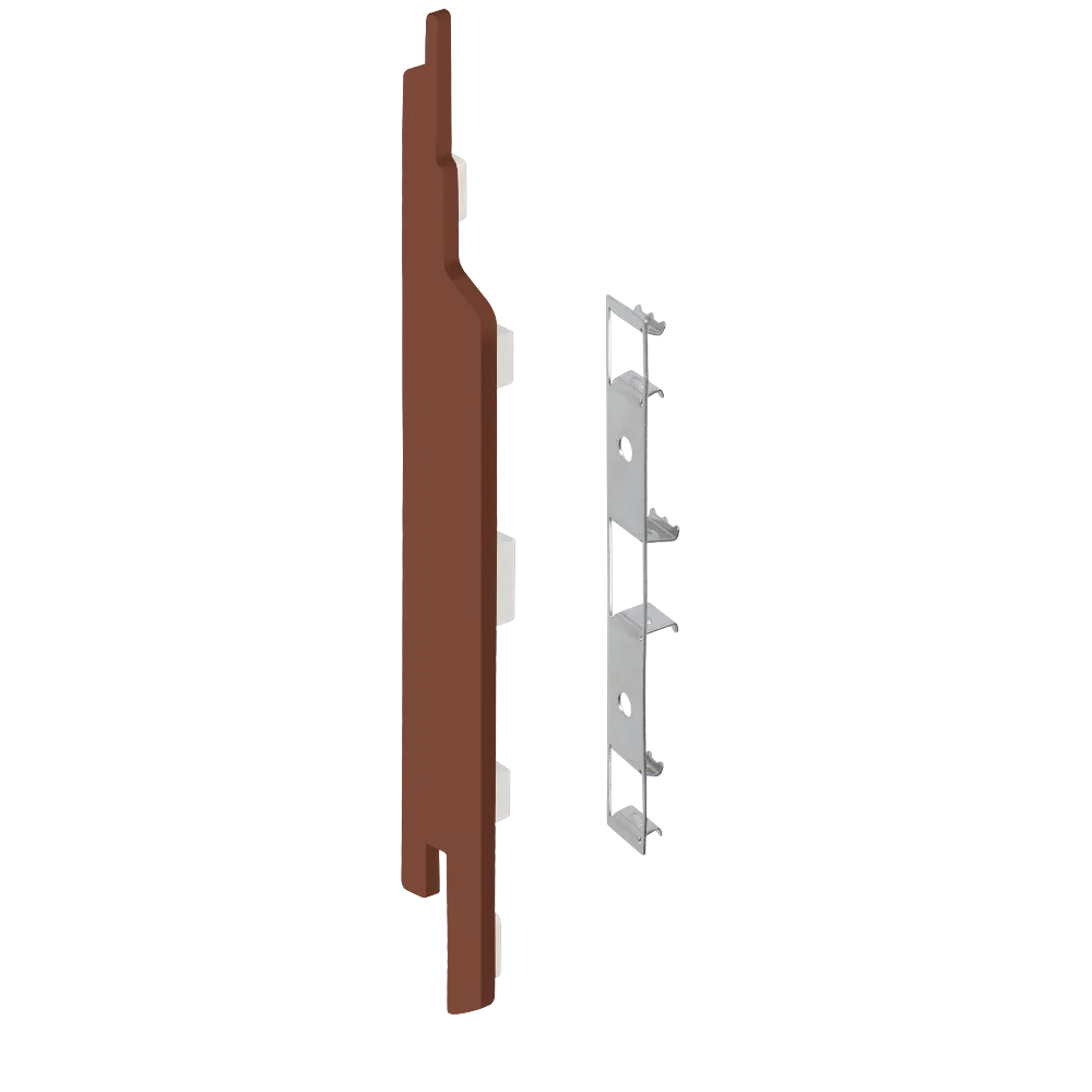 Keralit eindkap+connector links (2860) voor 2814 (5 stuks) 143 mm