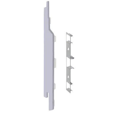 Keralit eindkap+connector links (2860) voor 2814 (5 stuks) 143 mm