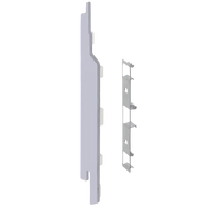 Keralit eindkap+connector links (2860) voor 2814 (5 stuks) 143 mm