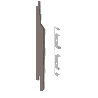Keralit eindkap+connector links (2860) voor 2814 (5 stuks) 143 mm