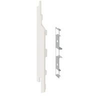 Keralit eindkap+connector links (2860) voor 2814 (5 stuks) 143 mm