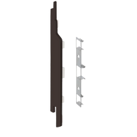 Keralit eindkap+connector links (2860) voor 2814 (5 stuks) 143 mm