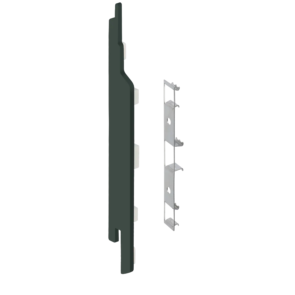 Keralit eindkap+connector links (2860) voor 2814 (5 stuks) 143 mm