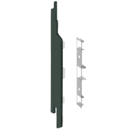 Keralit eindkap+connector links (2860) voor 2814 (5 stuks) 143 mm