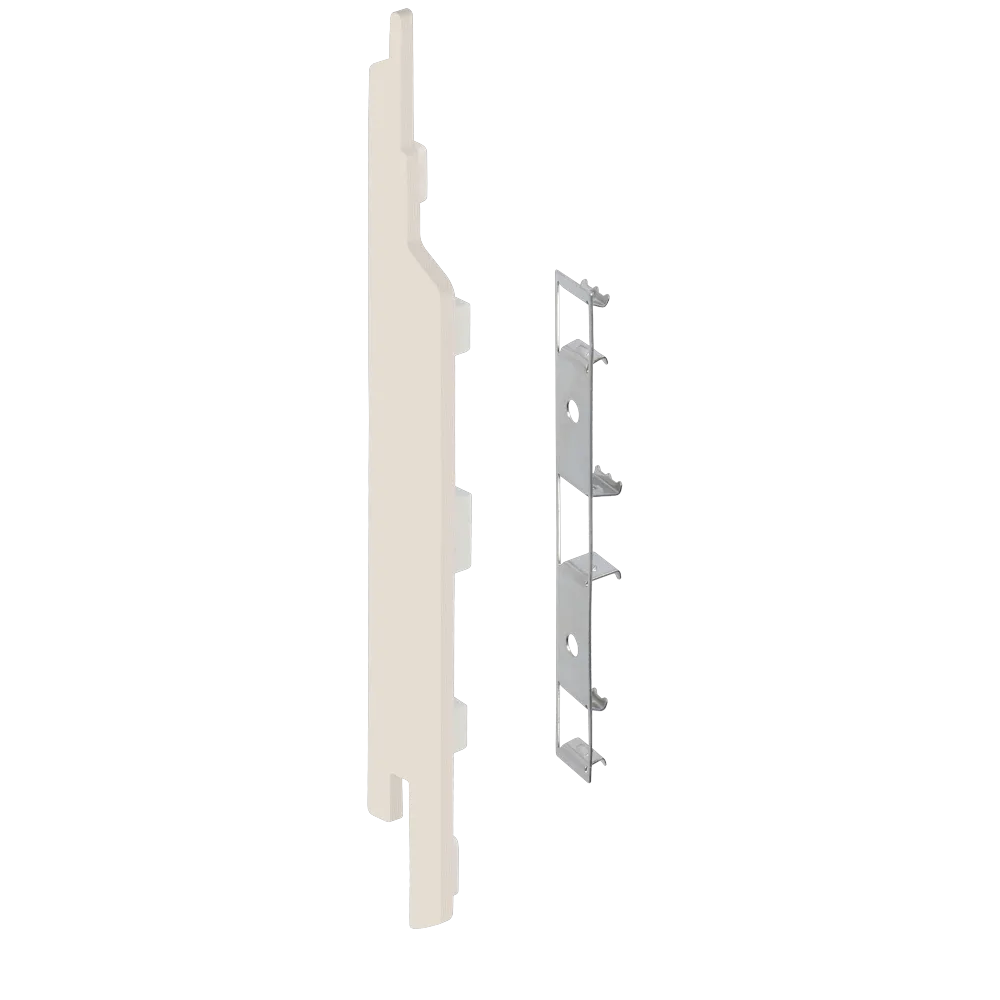 Keralit eindkap+connector links (2860) voor 2814 (5 stuks) 143 mm